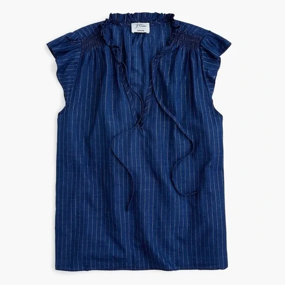 J. Crew sleeveless tie neck top - Picture 4 of 5